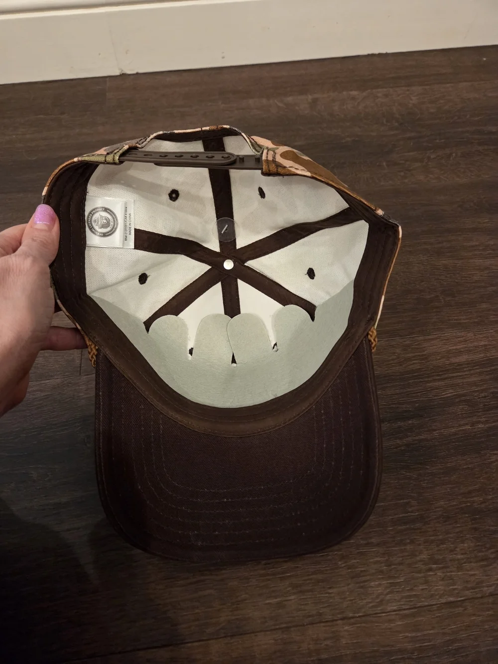 Smokey Camo 5-Panel Trucker Hat